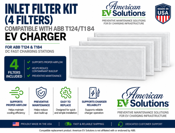 ABB Terra 124 and Terra 184 inlet filter kit with 4 replacement filters